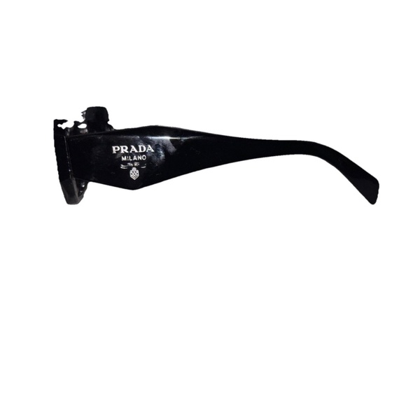 Prada PR17WS 1AB5S049 Women\'s Sunglasses 49 mm Black / Dark Grey Lens